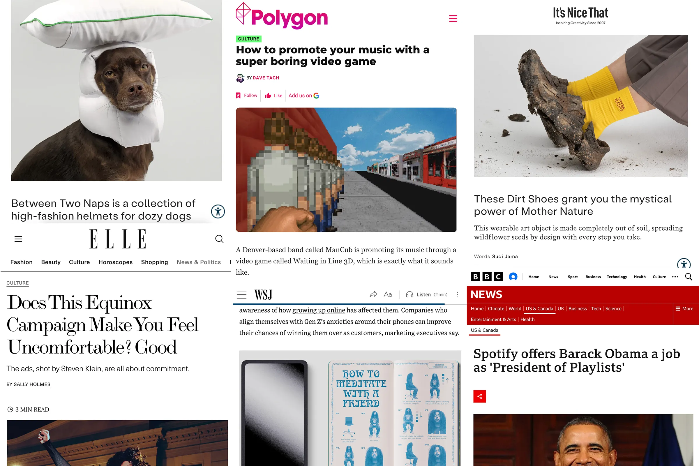 Press coverage spread