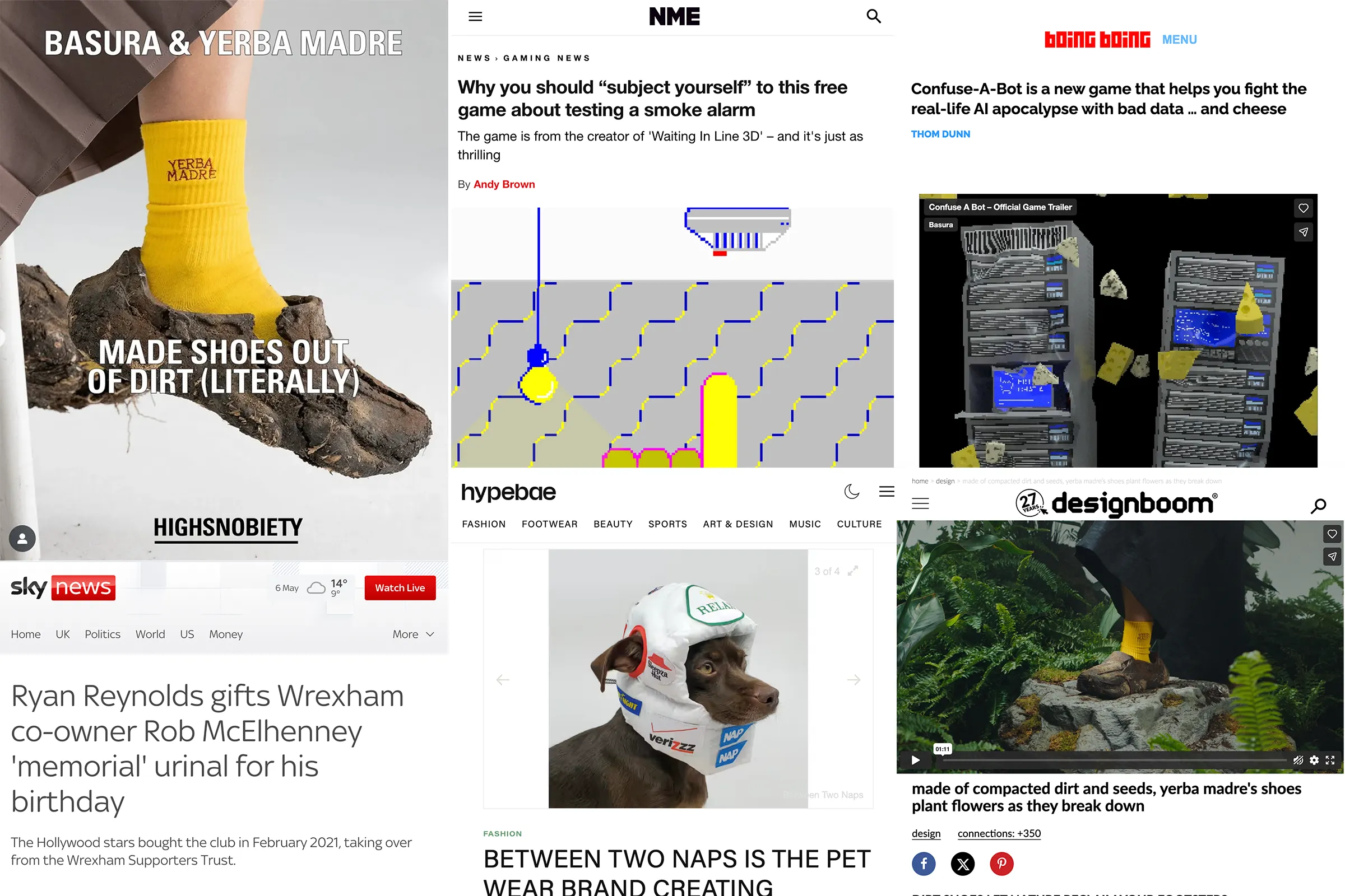 Press coverage spread